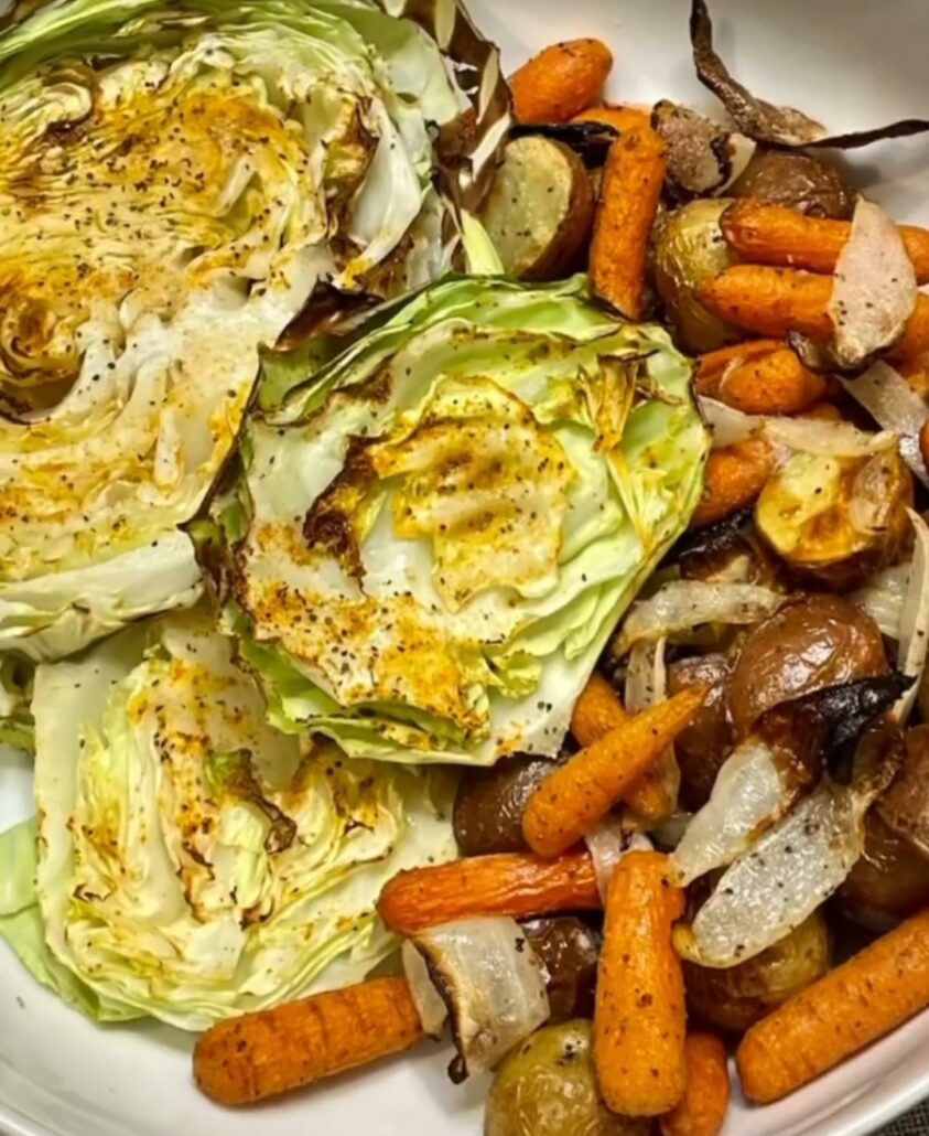 the-best-air-fried-vegetables-and-cabbage-steaks-recipe