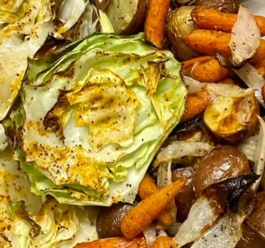 Vegetables and Cabbage Steaks