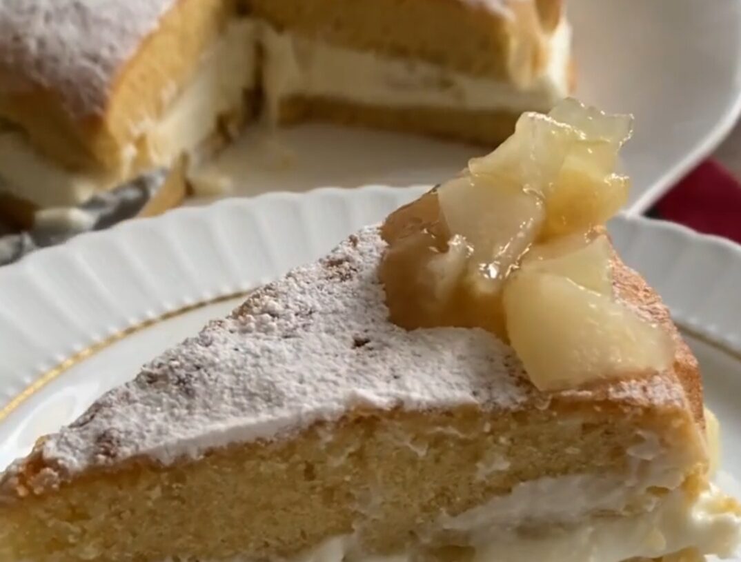 Amalfi Pear and Ricotta Cake