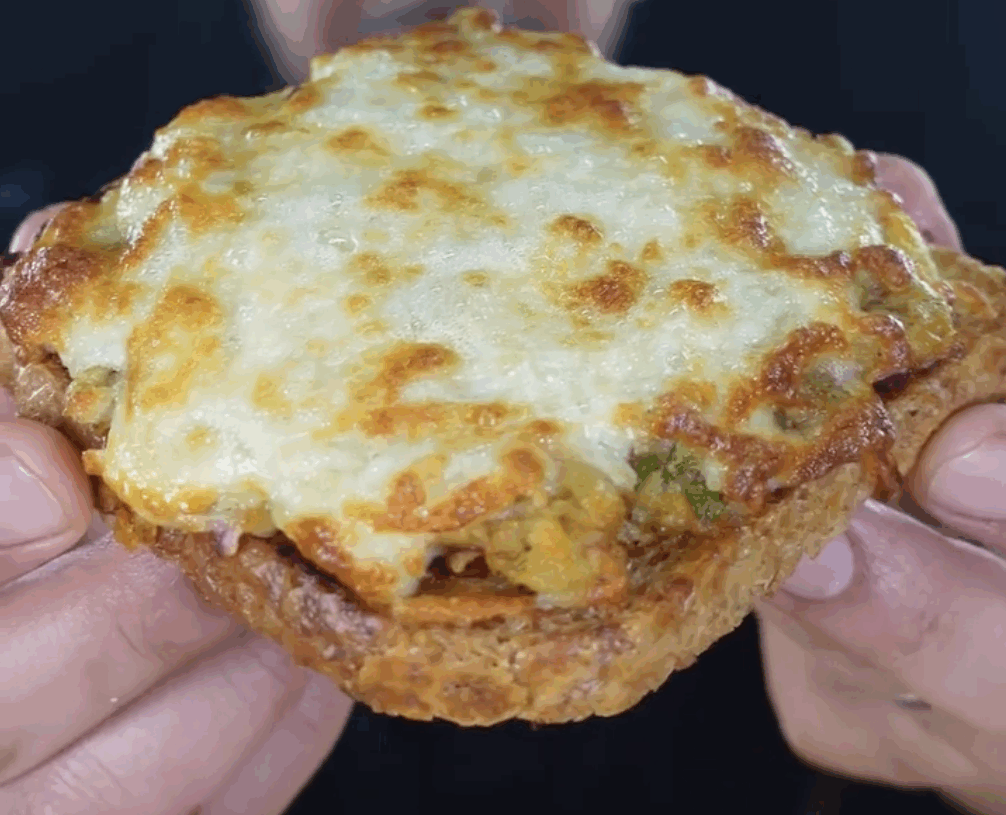 Air Fryer Eggplant Toast