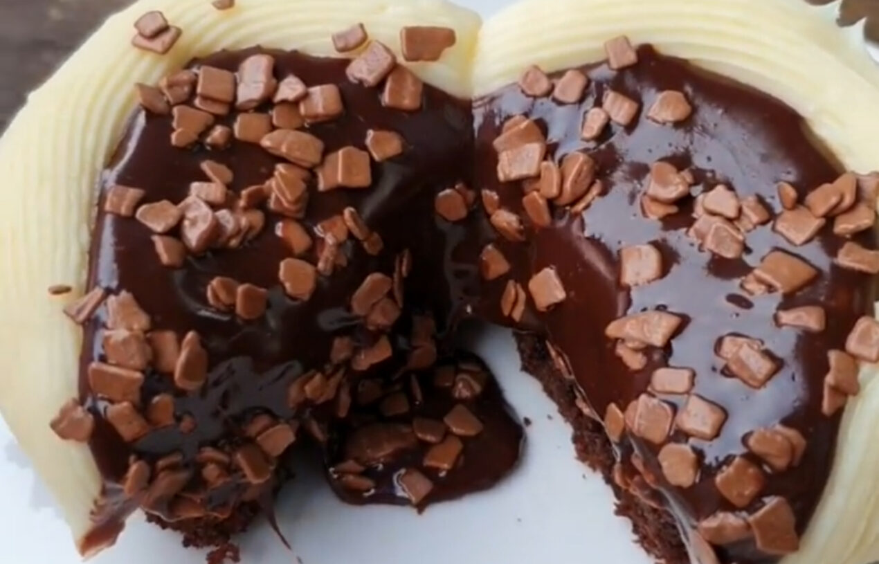 Chocolate Waterfall Cake Slice